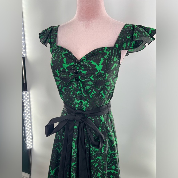 EUC Chicstar Ruffle Sleeve Flare Dress - Picture 8 of 12